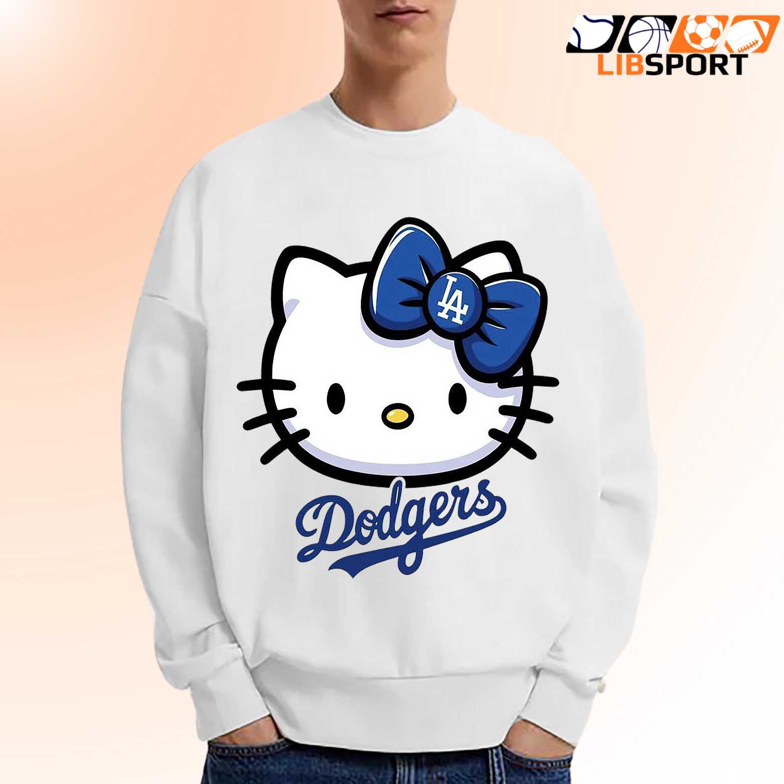 Hello Kitty T Shirt, Los Angeles Dodgers Tee, Streetwear Unisex Shirt
